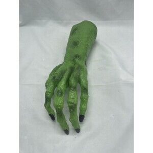 Gemmy Halloween Crawling 14" Green Zombie Witch Monster Hand Prop Not Working